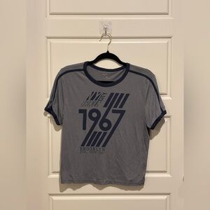 Outlaw “1967 Brooklyn” Graphic Tee – Contrast Trim, Soft Casual Fit